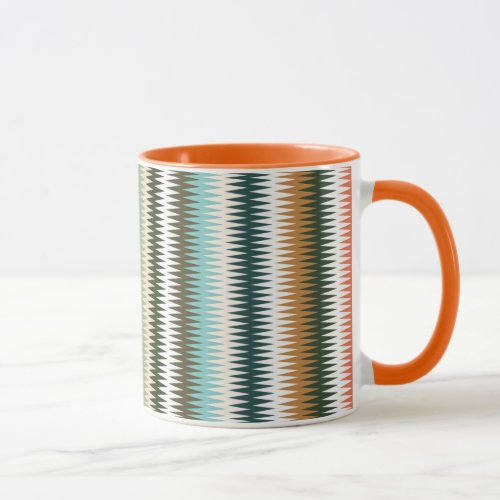 COLORFUL Zigzag Multicolor Pattern   Mug
