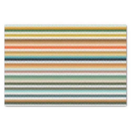 Colorful Zigzag Multicolored Pattern Tissue Paper