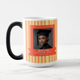Colorful Zigzag Print Wife Graduation Gift Color Morph Mug