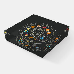 Colorful Zodiac Paperweight