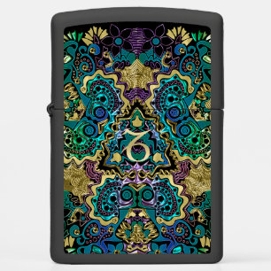 Colorful Zodiac Sign Capricorn Zippo Lighter