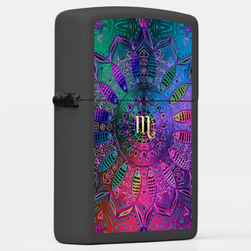 Colorful Zodiac Sign Scorpio Zippo Lighter Zazzle