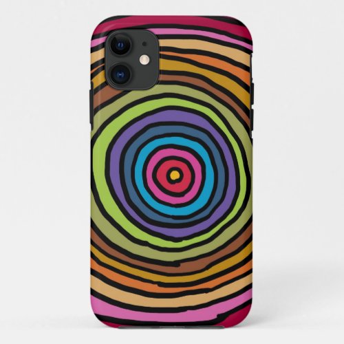 ColorfulCirclesjpg iPhone 11 Case