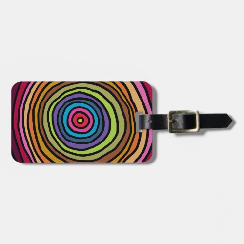 ColorfulCirclesjpg Luggage Tag