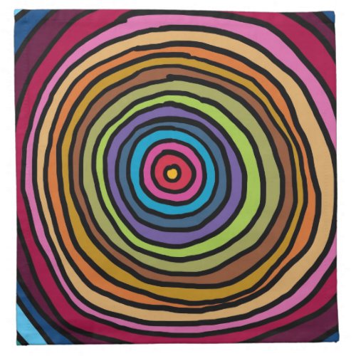 ColorfulCirclesjpg Napkin