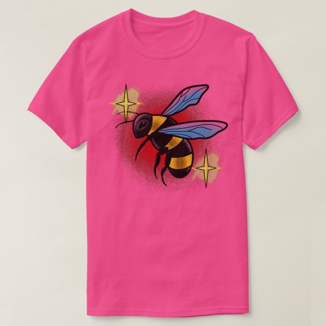 Colorfull bee  T-Shirt (Design Front)