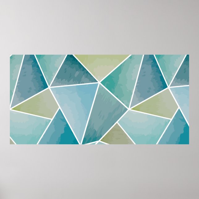 colorfull digital wall tiles poster (Front)