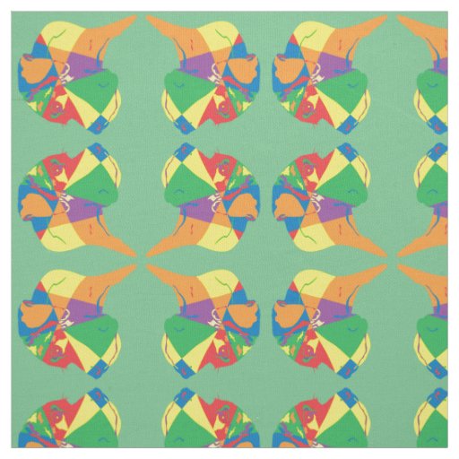 Colorfull Great Dane Fabric