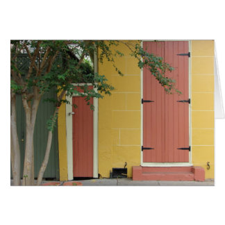 Colorfull house in New Orleans Cards
