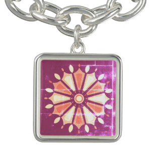 COLORFULL MODERN FLOWER GIFT DAUGHTER SISTER MOM BRACELET