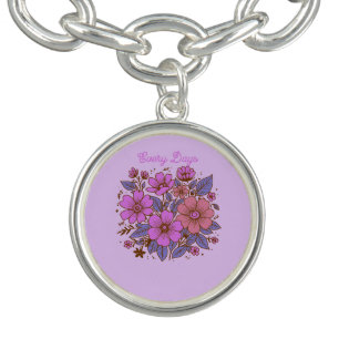 COLORFULL MODERN FLOWER GIFT DAUGHTER SISTER MOM BRACELET
