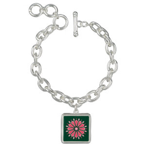 COLORFULL MODERN FLOWER GIFT DAUGHTER SISTER MOM BRACELET