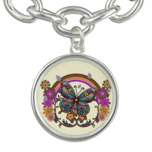 COLORFULL MODERN FLOWER GIFT DAUGHTER SISTER MOM BRACELET