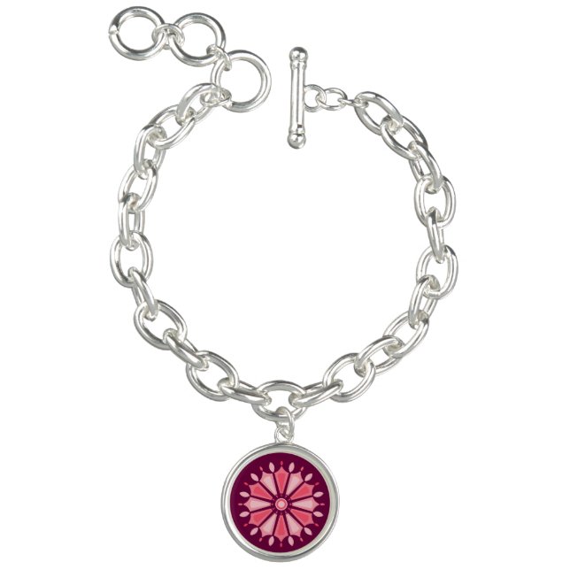 COLORFULL MODERN FLOWER GIFT DAUGHTER SISTER MOM  BRACELET (Product)