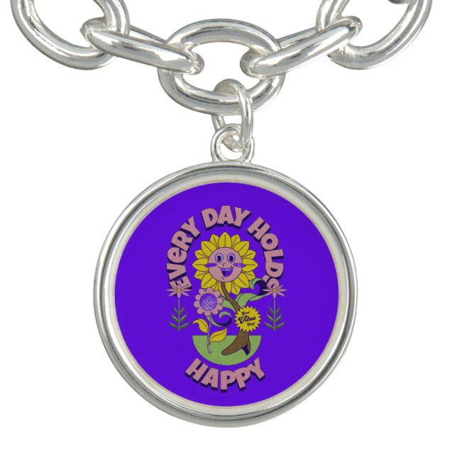 COLORFULL MODERN FLOWER GIFT DAUGHTER SISTER MOM  BRACELET (Design)