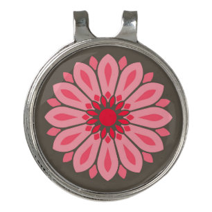 COLORFULL MODERN FLOWER GIFT DAUGHTER SISTER MOM GOLF HAT CLIP