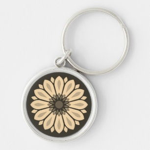 COLORFULL MODERN FLOWER GIFT DAUGHTER SISTER MOM KEYCHAIN