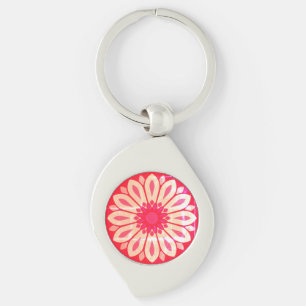 COLORFULL MODERN FLOWER GIFT DAUGHTER SISTER MOM KEYCHAIN
