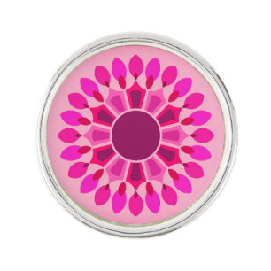 COLORFULL MODERN FLOWER GIFT DAUGHTER SISTER MOM LAPEL PIN