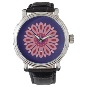 COLORFULL MODERN FLOWER GIFT DAUGHTER SISTER MOM WATCH