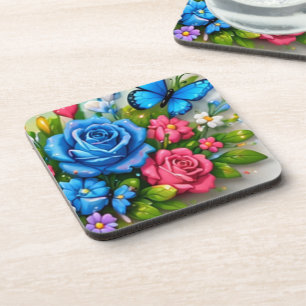 COLORFULL MODERN LOVE GIFT FOR DAUGHTER BEVERAGE COASTER