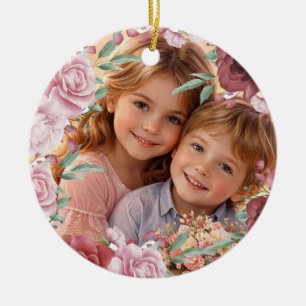 COLORFULL MODERN LOVE GIFT FOR DAUGHTER CERAMIC ORNAMENT