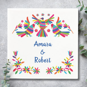 COLORFULL OTOMI MEXICAN NAPKINS