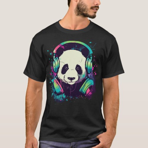 Colorfull Panda T_Shirt