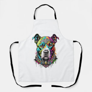 colorfull pitbull apron