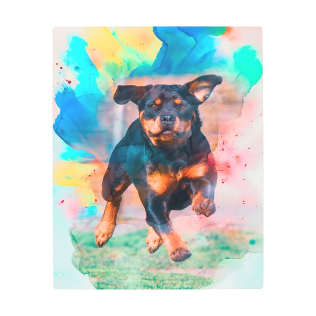 Colorfull Rottweiler | Pet Party Decoration Gift (Front)