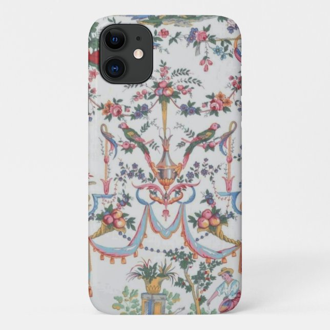Colorfull Toile de Jouy Case-Mate iPhone Case (Back)