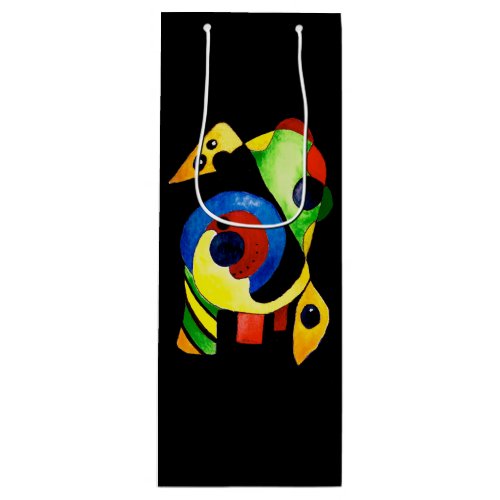 Colorfully Bold Wine Gift Bag