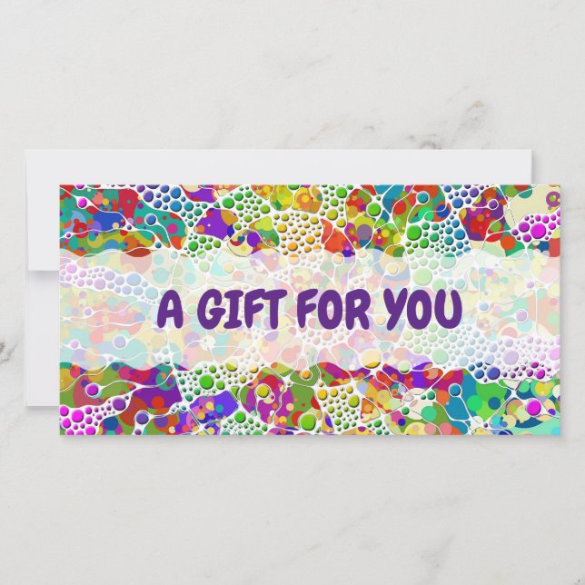 Colorfully Dots Spirals Hand Painting 2 (Front)