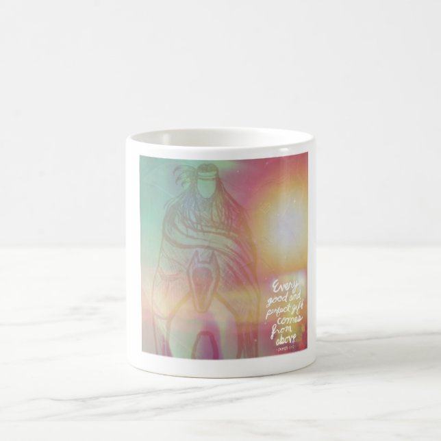 Colorfully inspirational mug (Center)