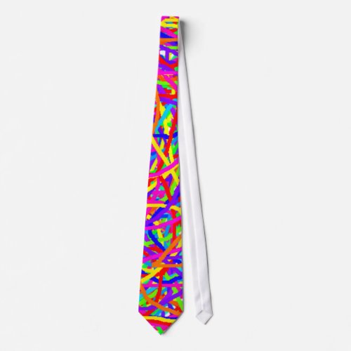 Colorfully Striped Tie