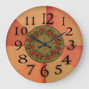 Colorfully Timed Wall Clock