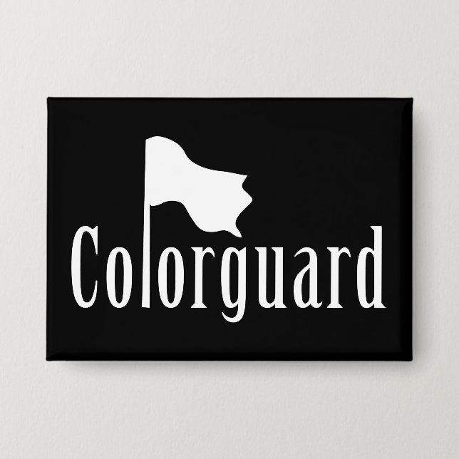 Colorguard Flag Text Button (Front)