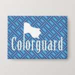 Colorguard Flag Text Button