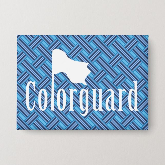 Colorguard Flag Text Button (Front)