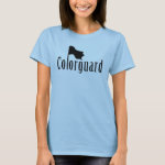 Colorguard Flag Text T-Shirt