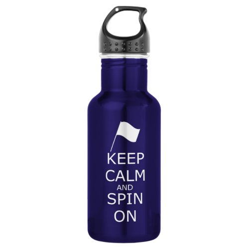 Colorguard Keep Calm and Spin On Water Bottle