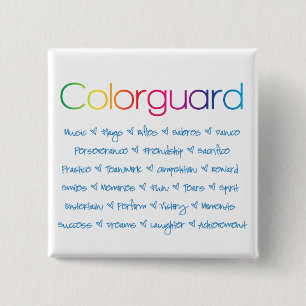 Colorguard Pinback Button