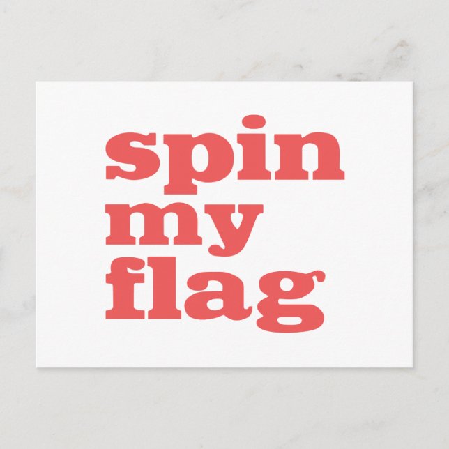 Colorguard - Spin My Flag Postcard (Front)
