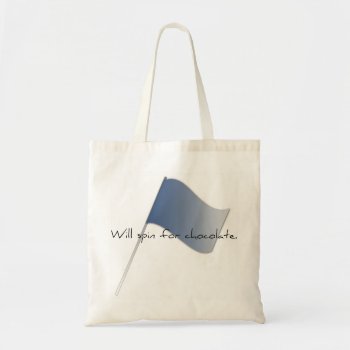 Colorguard "will Spin For Chocolate." Tote Bag by ColorguardCollection at Zazzle