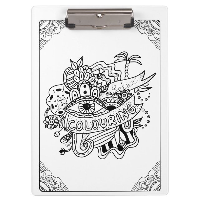 Coloring and Relax Clipboard (Front)