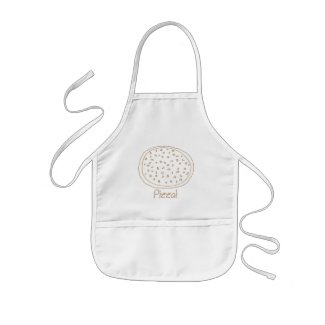 Coloring Apron - Pizza Dough with Toppings