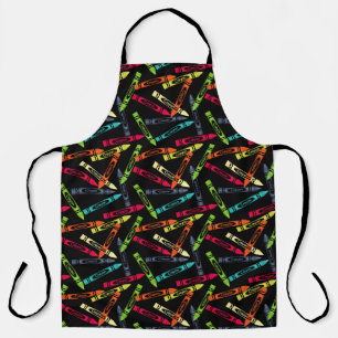 Coloring Crayons School Days Teacher Gifts Apron