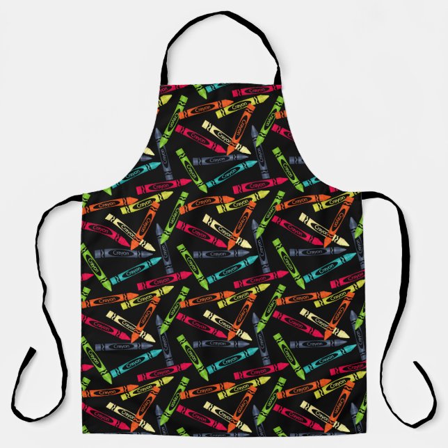 Coloring Crayons School Days Teacher Gifts Apron (Front)