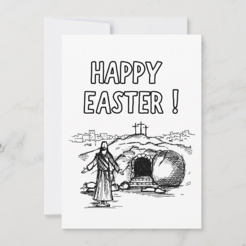 Coloring Easter Card