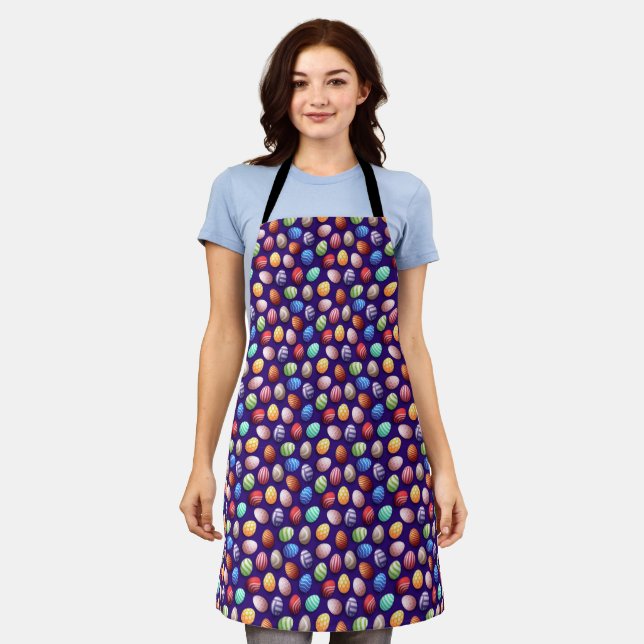 Coloring Easter Eggs Apron (Worn)